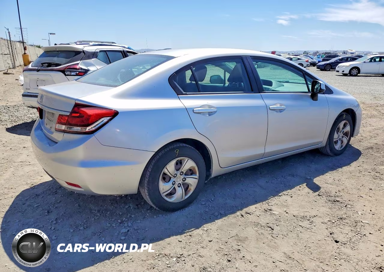 2013 Honda Civic Lx VIN:19XFB2F55DE271975 - 3