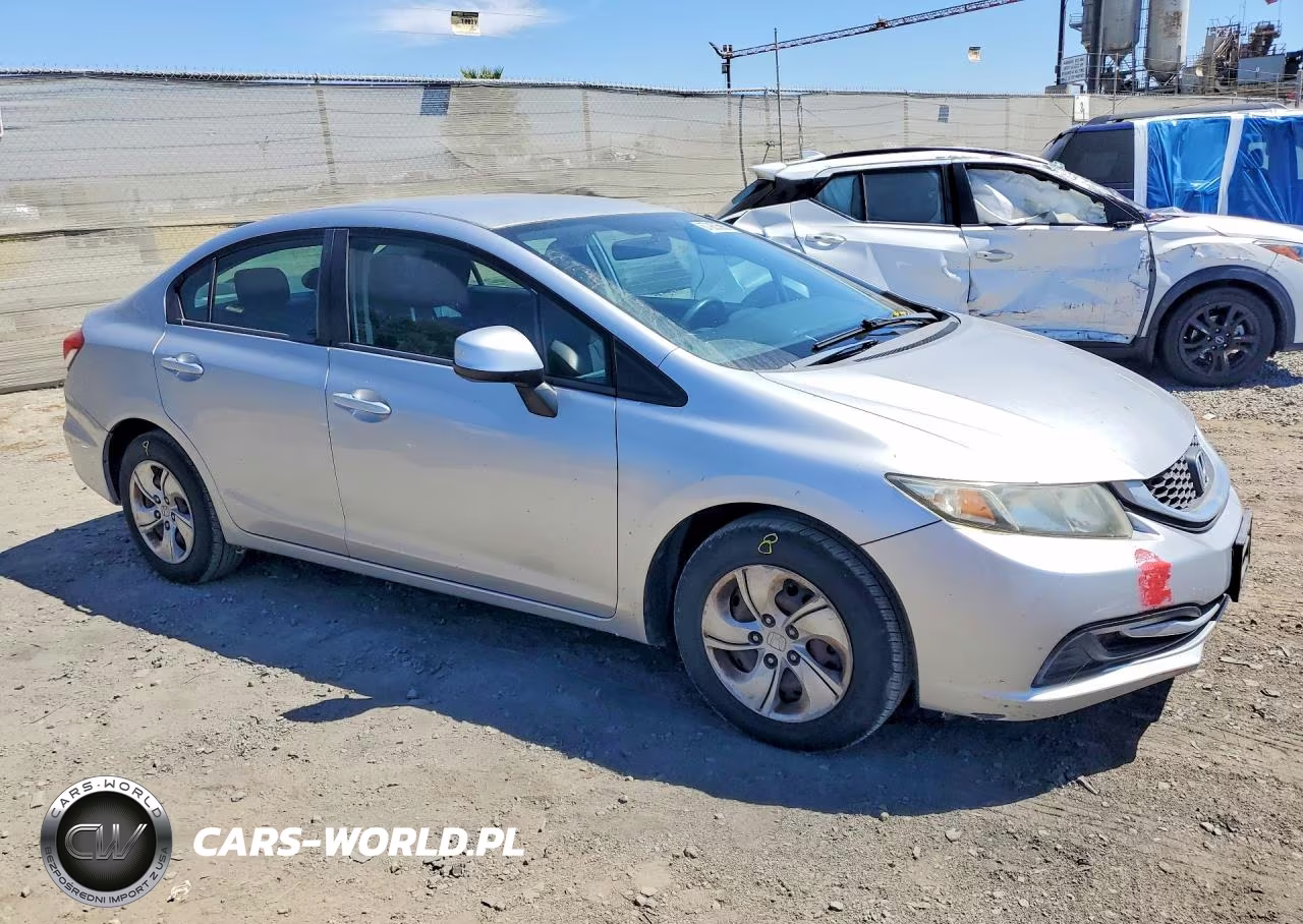 2013 Honda Civic Lx VIN:19XFB2F55DE271975 - 4