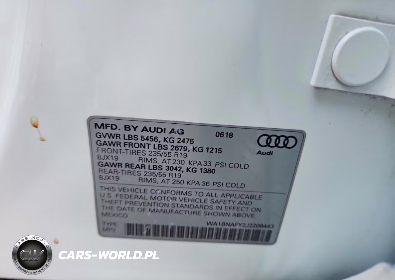 2018 Audi Q5 Premium Plus VIN:WA1BNAFY2J2208443 - 13