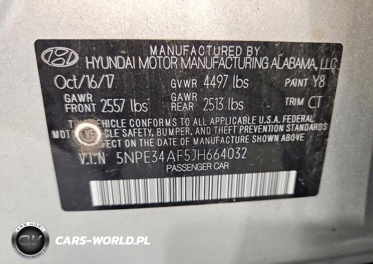 2018 Hyundai Sonata Sport VIN:5NPE34AF5JH664032 - 12