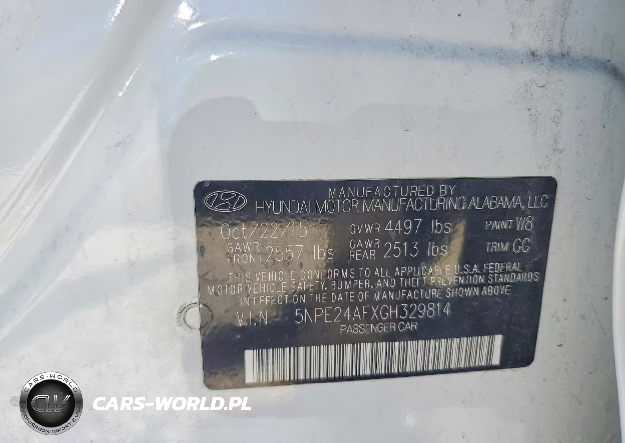 2016 Hyundai Sonata Se VIN:5NPE24AFXGH329814 - 13
