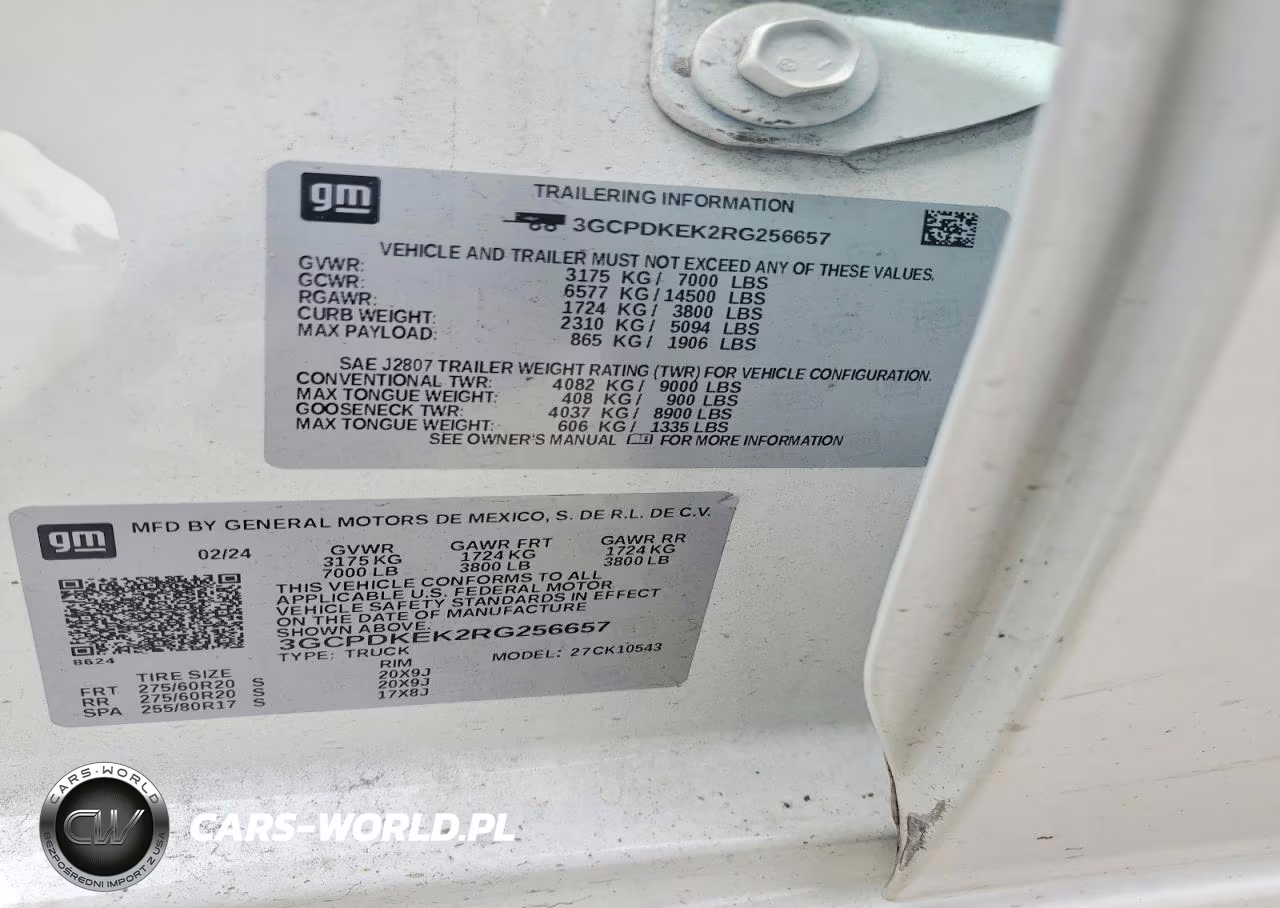 2024 Chevrolet Silverado K1500 Lt-L VIN:3GCPDKEK2RG256657 - 12