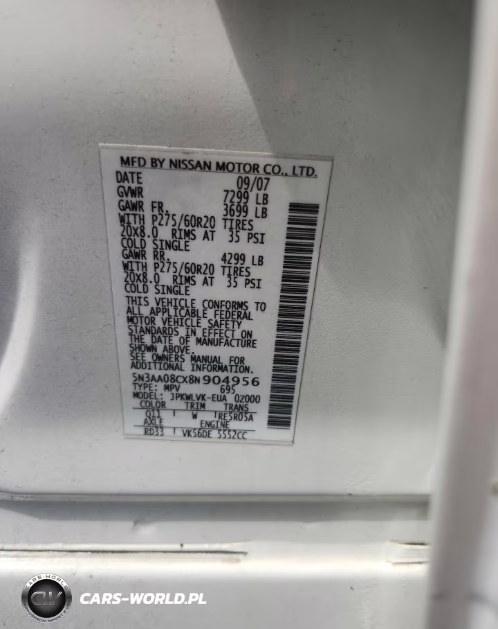 2008 Infiniti Qx56 Base VIN:5N3AA08CX8N904956 - 13