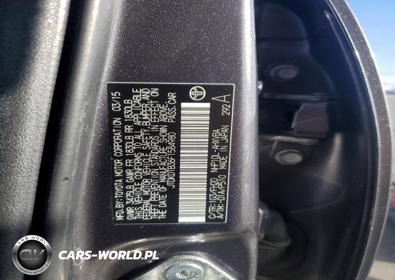 2015 Toyota Prius C One VIN:JTDKDTB36F1584980 - 12