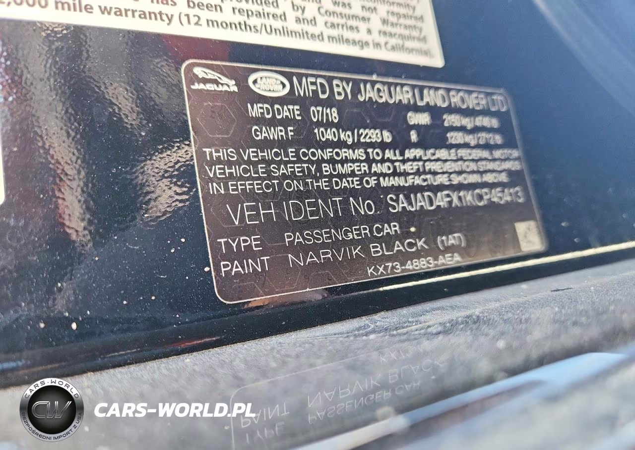 2019 Jaguar Xe Premium VIN:SAJAD4FX1KCP45413 - 13