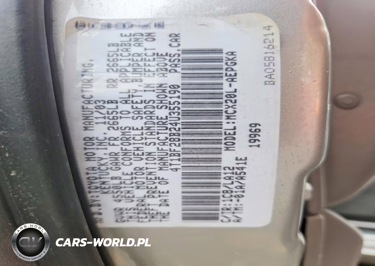 2004 Toyota Avalon Xls VIN:4T1BF28B24U355190 - 12