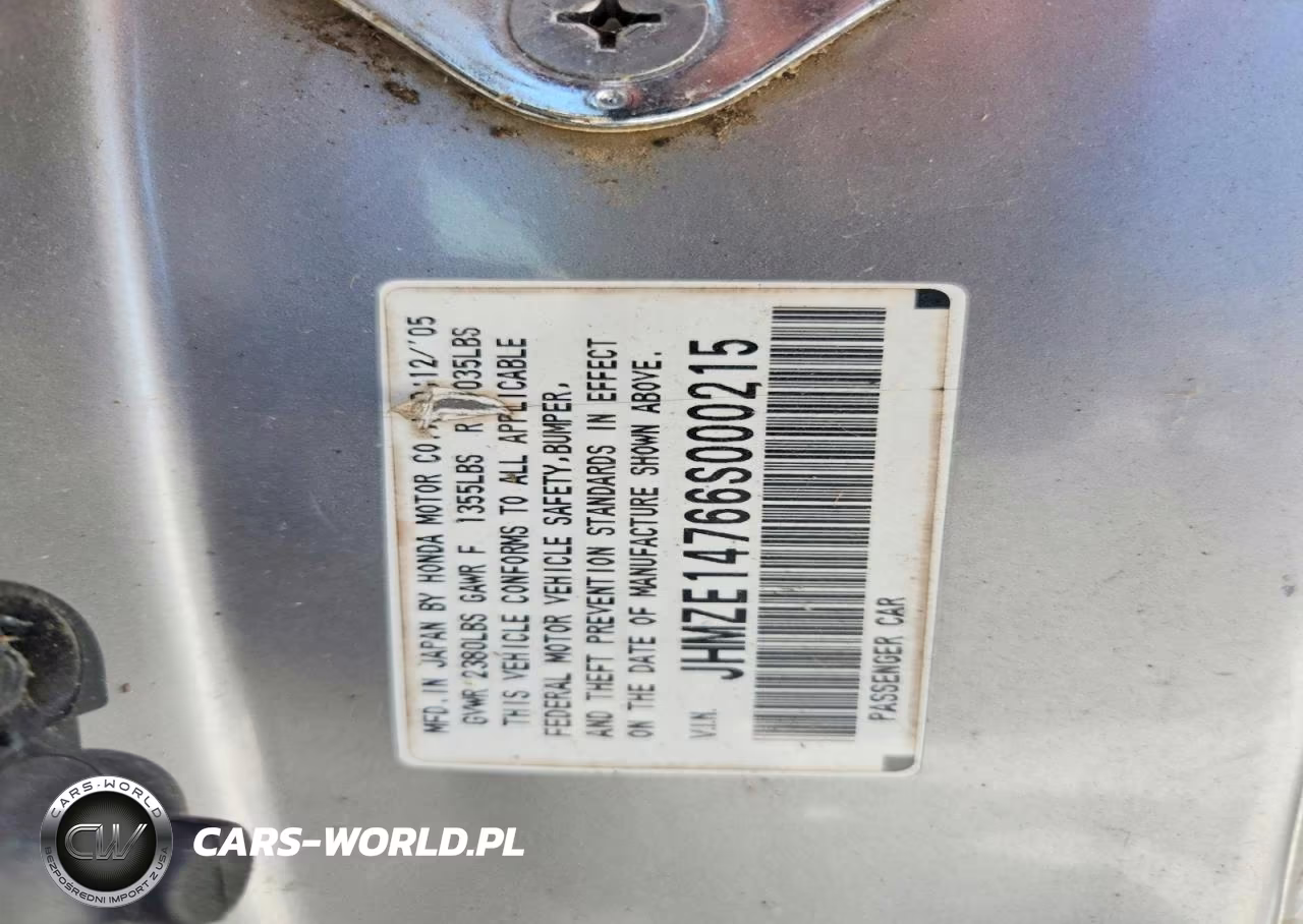 2006 Honda Insight VIN:JHMZE14766S000215 - 12