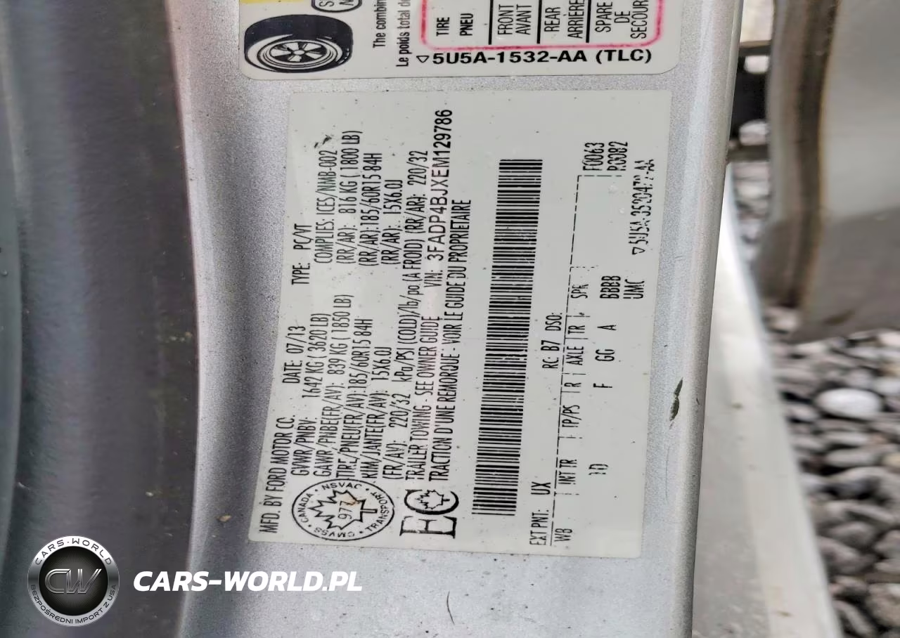 2014 Ford Fiesta Se VIN:3FADP4BJXEM129786 - 12