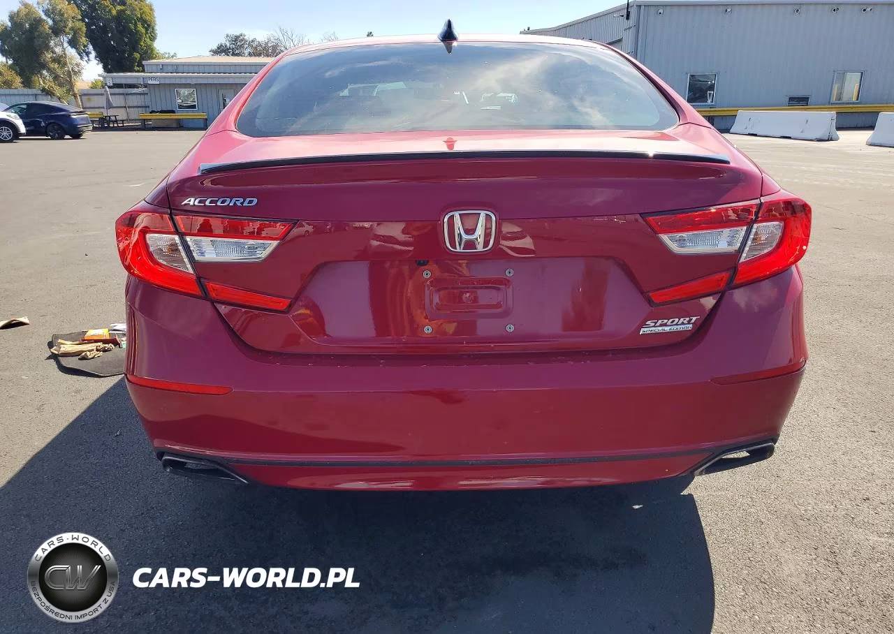 2022 Honda Accord Sport Se VIN:1HGCV1F47NA053182 - 6