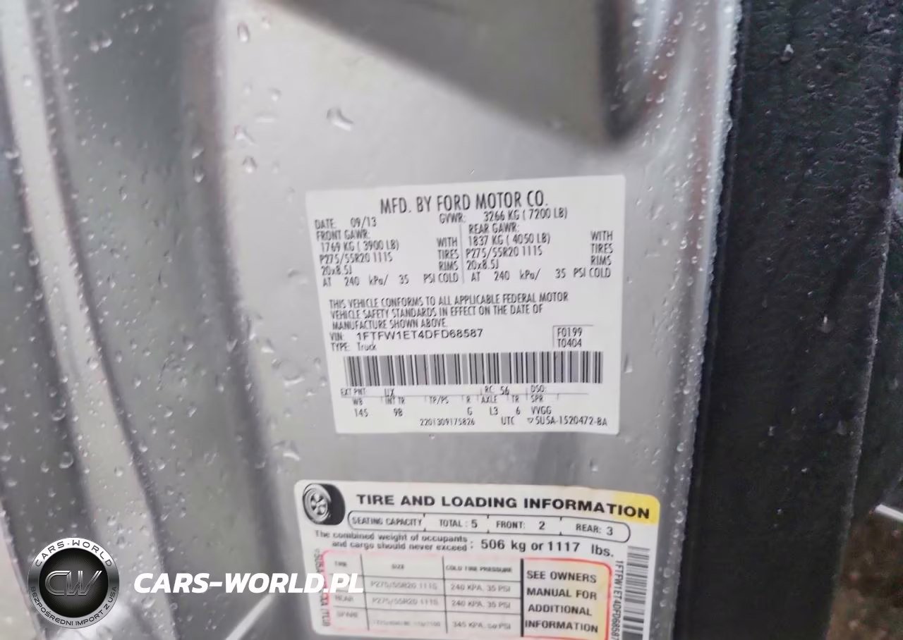 2013 Ford F150 Supercrew VIN:1FTFW1ET4DFD68587 - 12