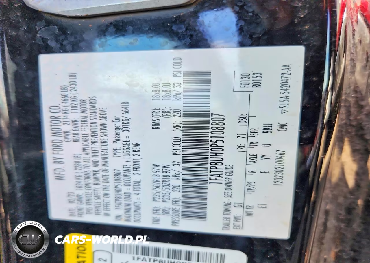 2023 Ford Mustang VIN:1FATP8UH0P5108807 - 13