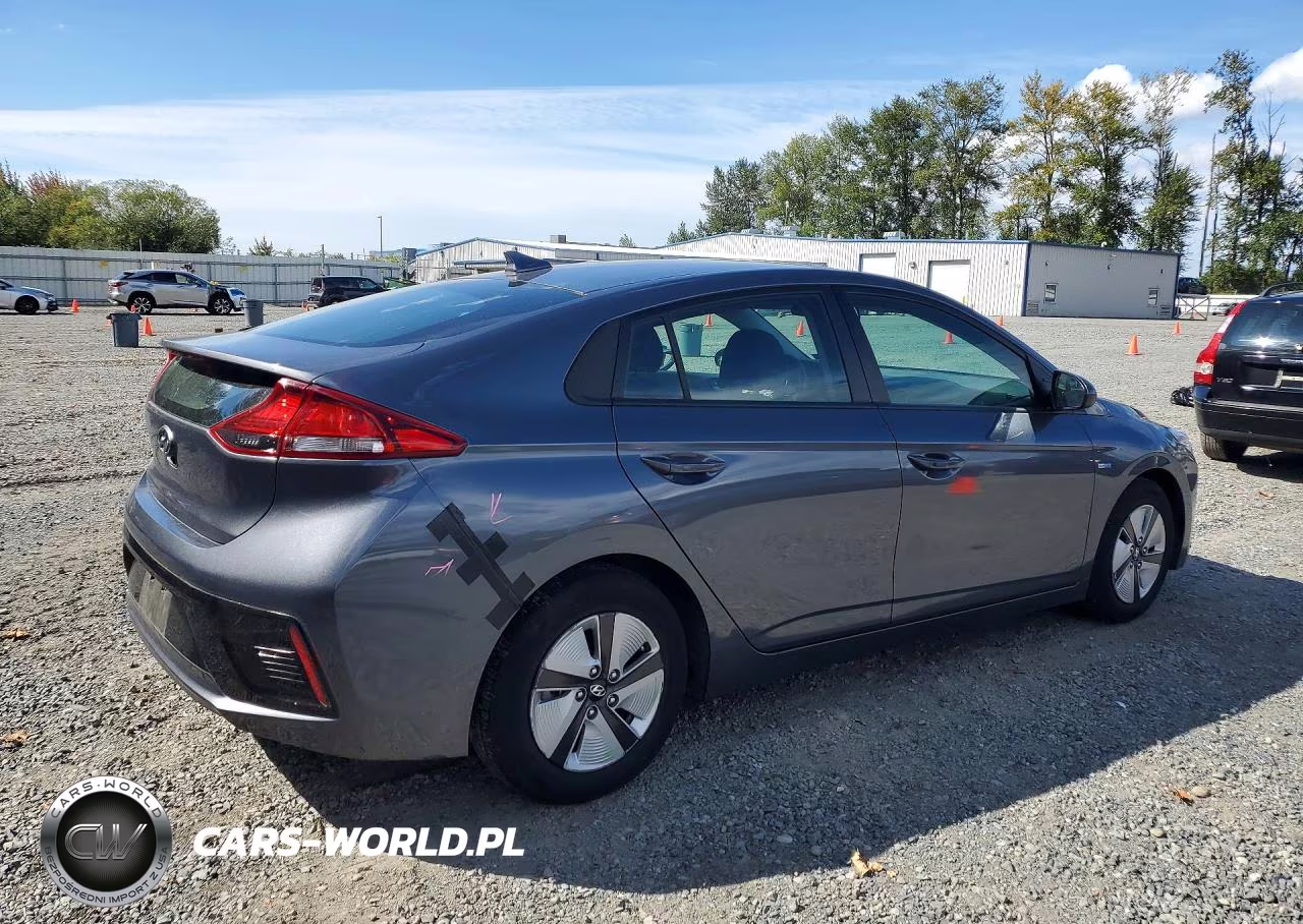 2018 Hyundai Ioniq Blue VIN:KMHC65LC4JU091536 - 3