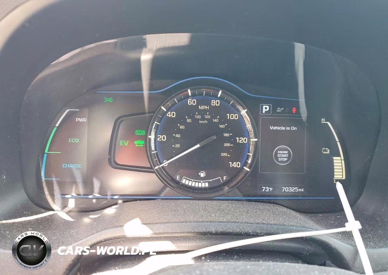 2018 Hyundai Ioniq Blue VIN:KMHC65LC4JU091536 - 9
