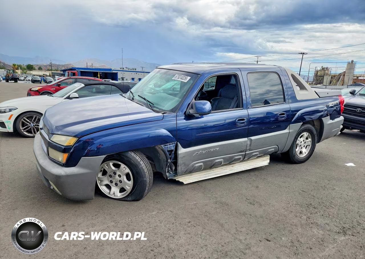 2002 Chevrolet Avalanche C1500 VIN:3GNEC13T82G236538 - 1