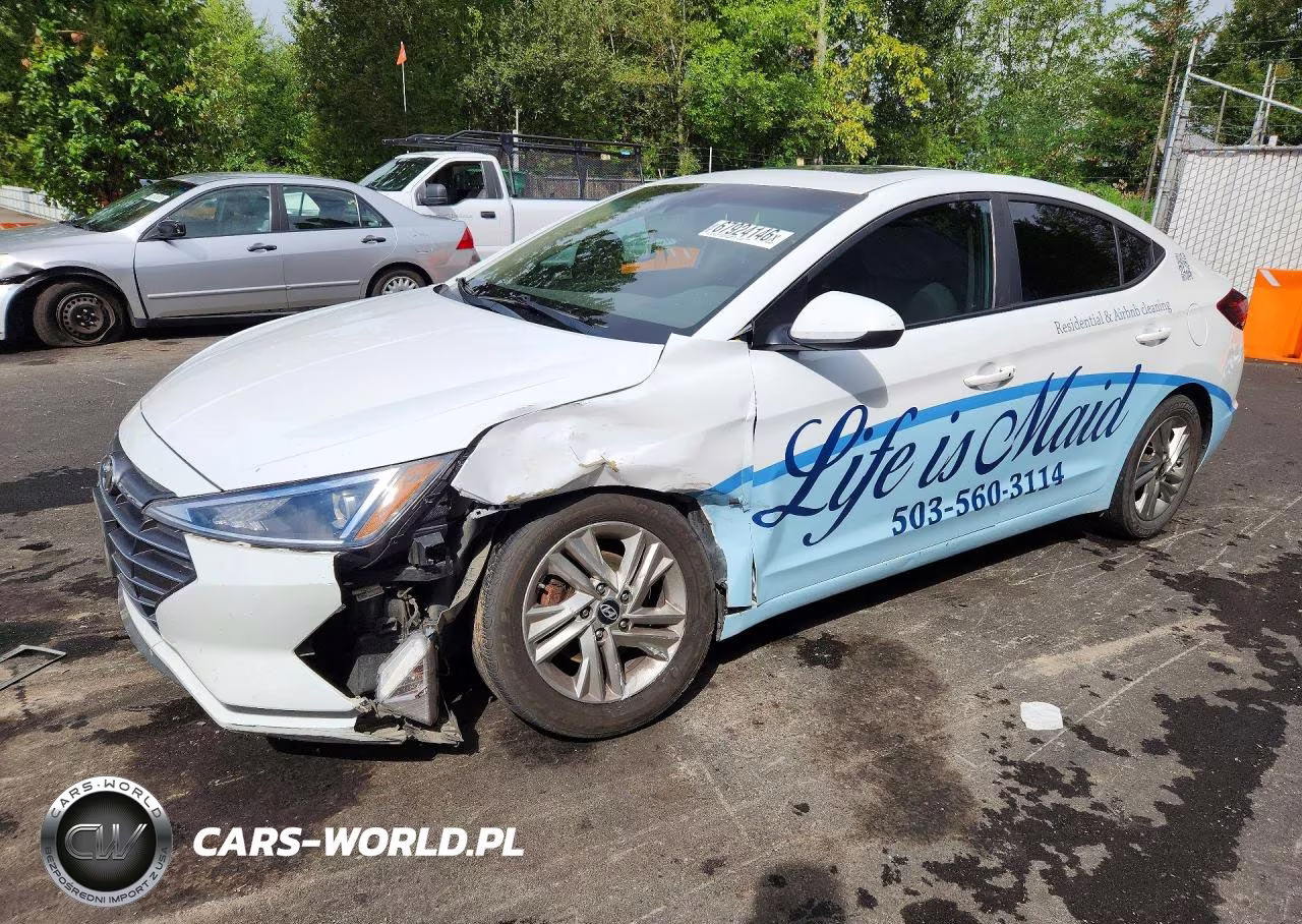 2019 Hyundai Elantra Value Edition VIN:5NPD84LF0KH424124 - 1