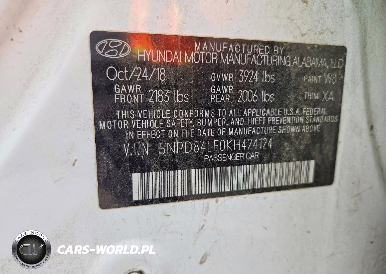 2019 Hyundai Elantra Value Edition VIN:5NPD84LF0KH424124 - 12