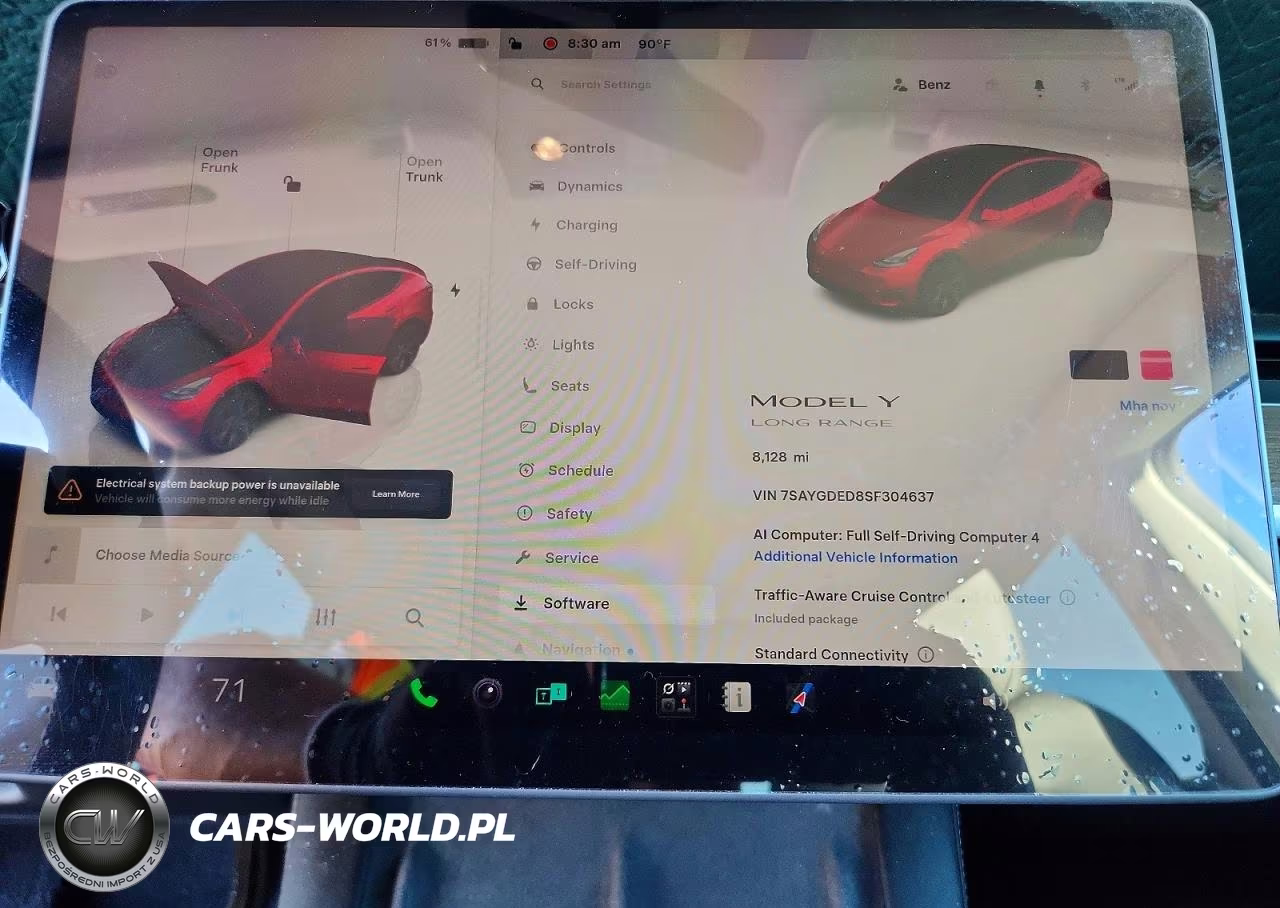 2025 Tesla Model Y VIN:7SAYGDED8SF304637 - 9