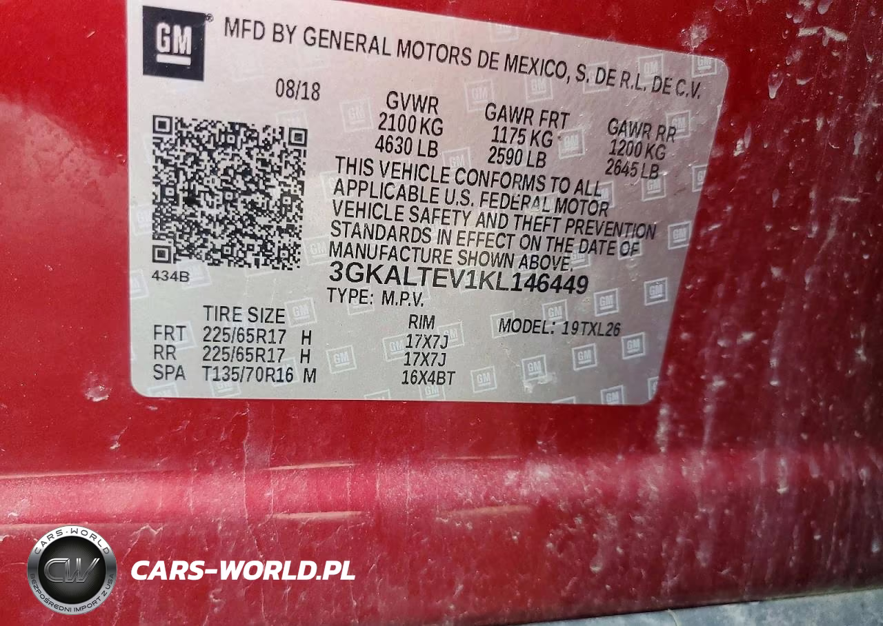 2019 GMC Terrain Sle VIN:3GKALTEV1KL146449 - 13