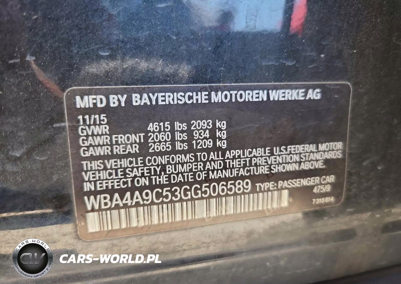 2016 BMW 428 I Gran Coupe Sulev VIN:WBA4A9C53GG506589 - 12