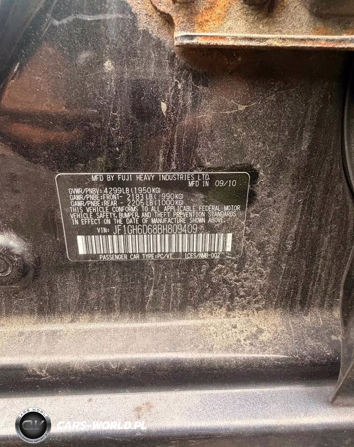 2011 Subaru Impreza Outback Sport VIN:JF1GH6D68BH809409 - 15