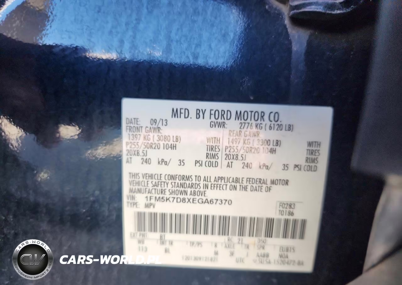 2014 Ford Explorer Xlt VIN:1FM5K7D8XEGA67370 - 13