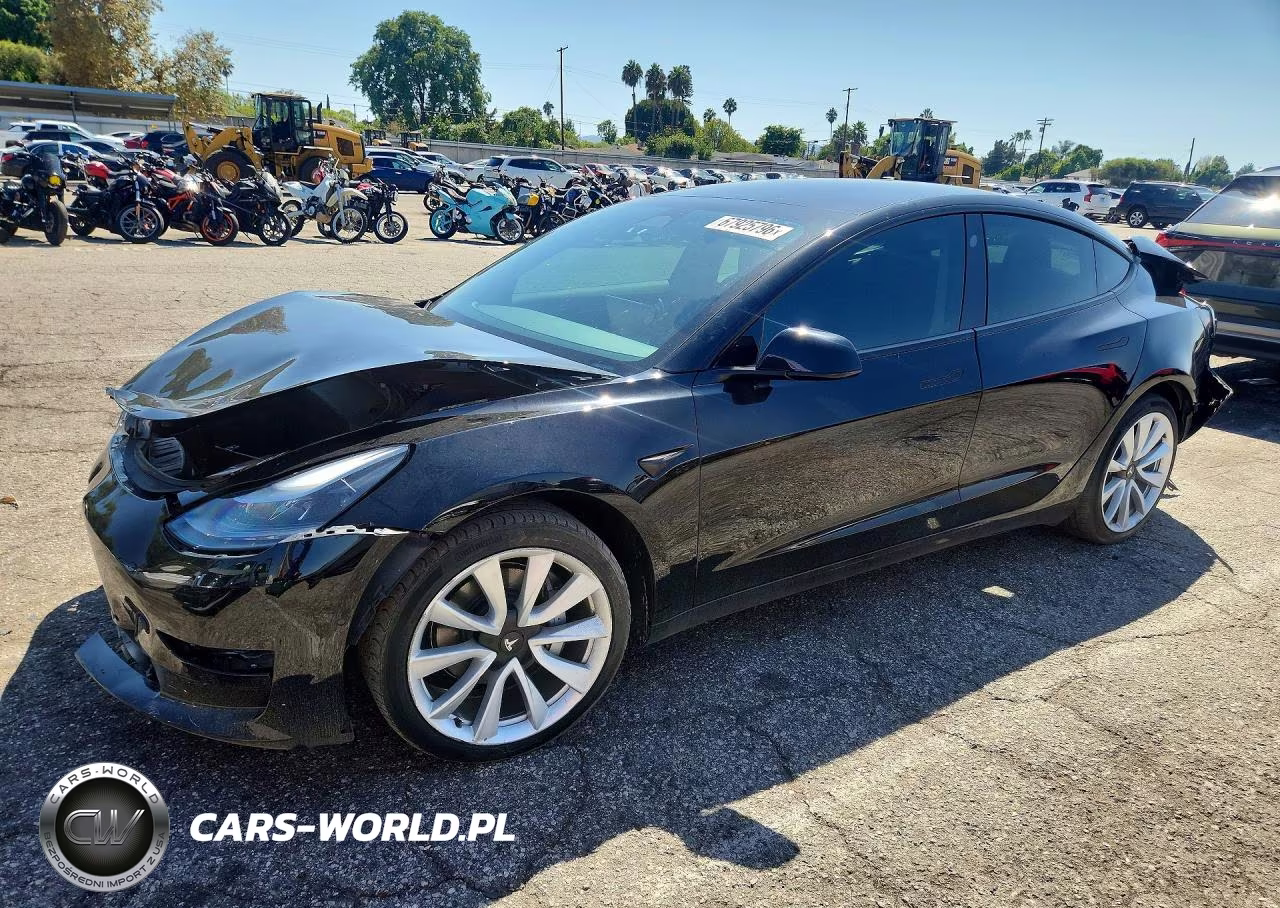 2022 Tesla Model 3 VIN:5YJ3E1EB7NF164014 - 1