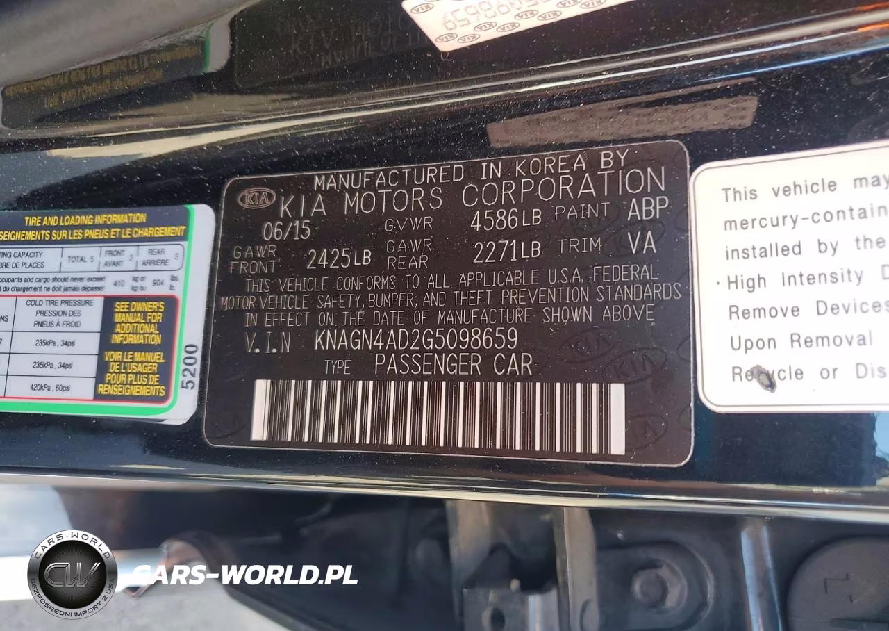 2016 Kia Optima Hybrid VIN:KNAGN4AD2G5098659 - 12
