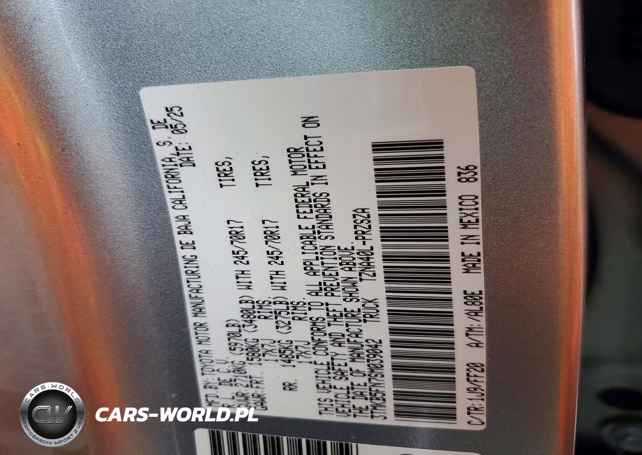 2025 Toyota Tacoma Sr5 VIN:3TMKB5FN7SM039042 - 12