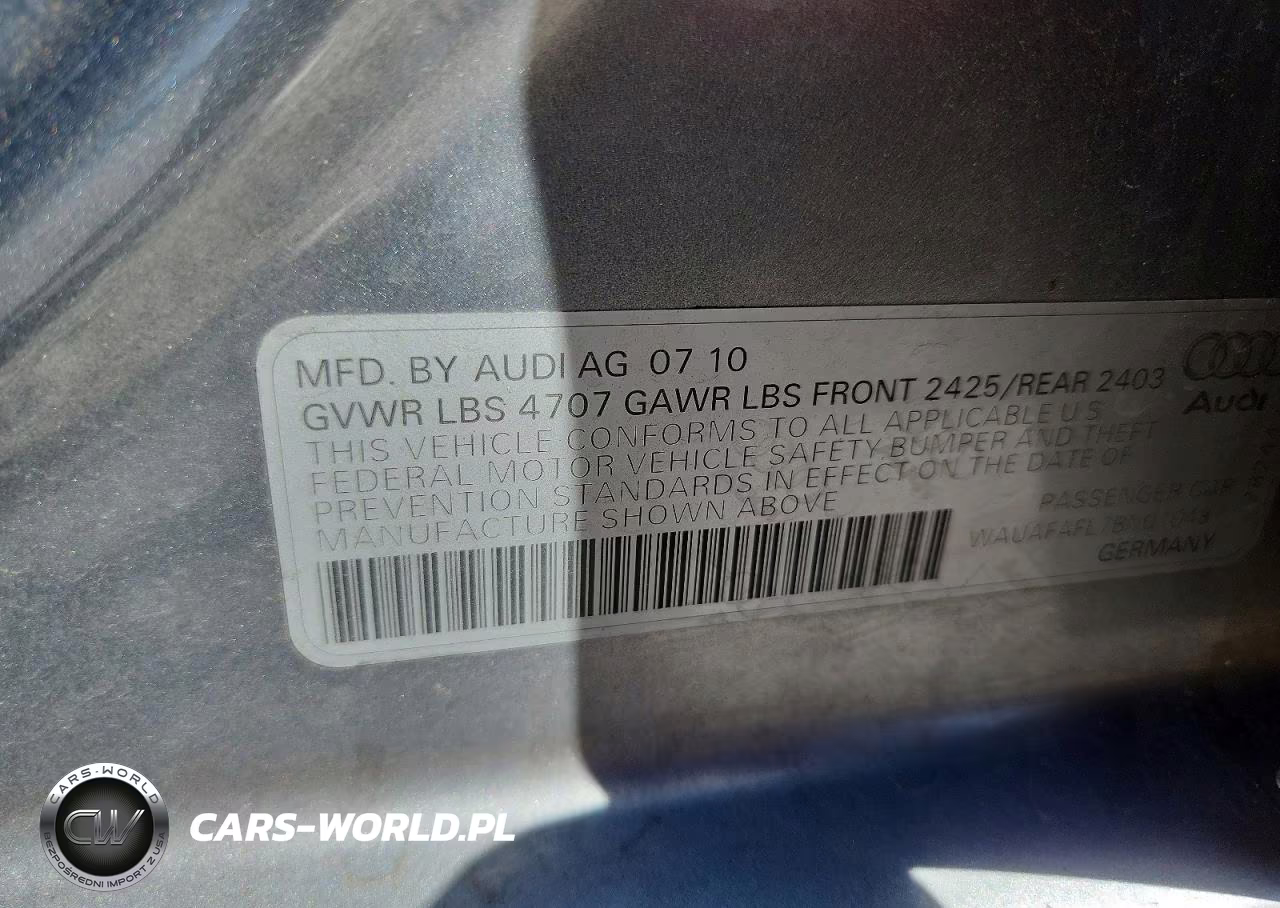 2011 Audi A4 Premium VIN:WAUAFAFL7BN010487 - 12