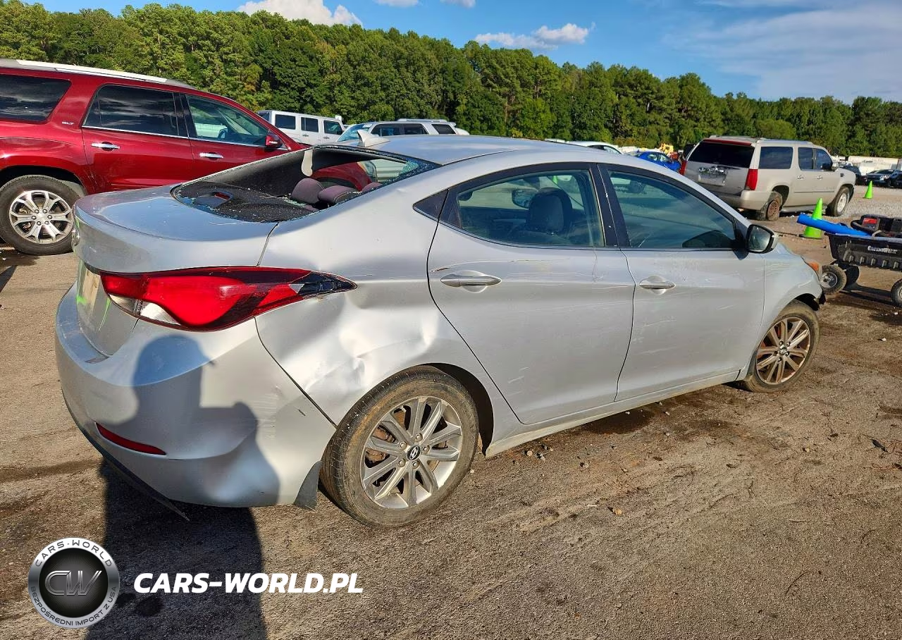 2015 Hyundai Elantra Se VIN:5NPDH4AE8FH637600 - 3