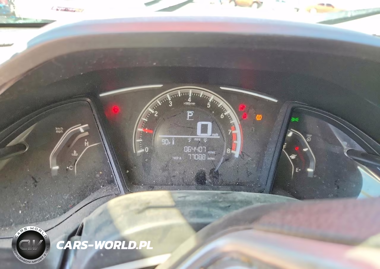 2017 Honda Civic Lx VIN:19XFC2F58HE022041 - 9