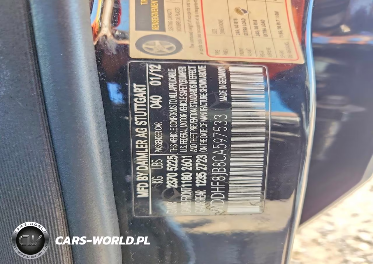 2012 Mercedes-Benz E 350 4Matic VIN:WDDHF8JB8CA597533 - 12