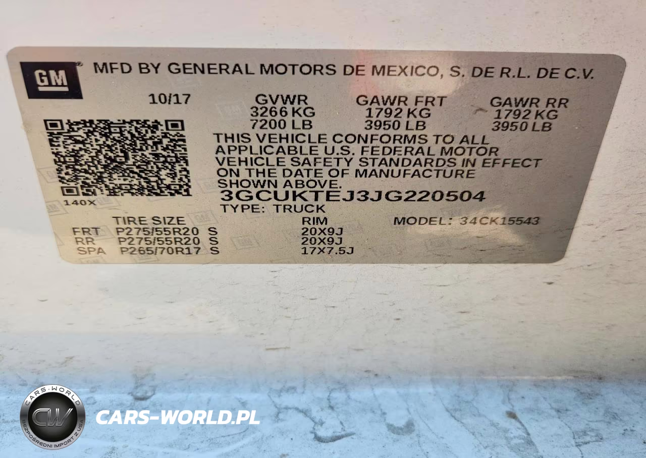 2018 Chevrolet Silverado K1500 High Country VIN:3GCUKTEJ3JG220504 - 12
