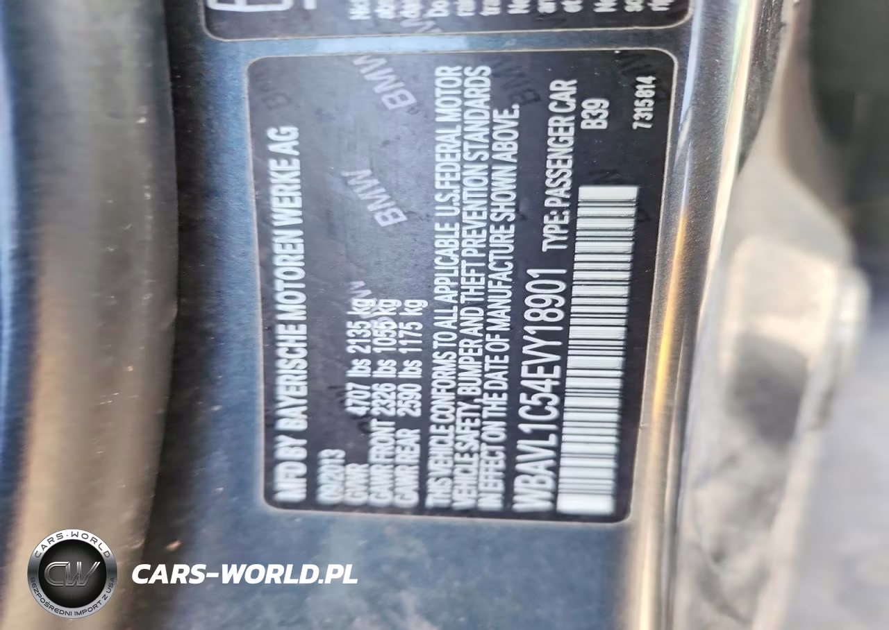 2014 BMW X1 xDrive28I VIN:WBAVL1C54EVY18901 - 13