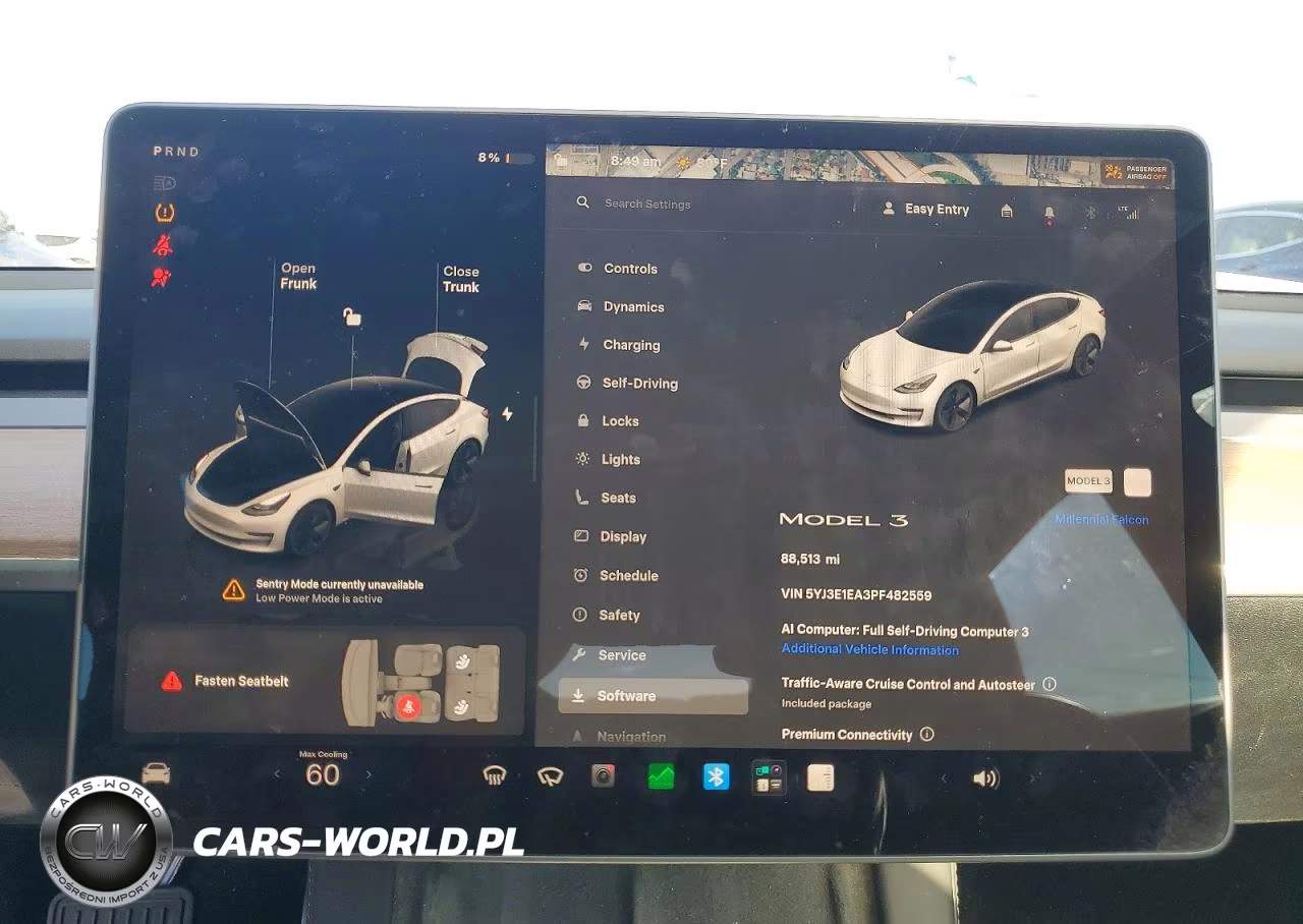 2023 Tesla Model 3 VIN:5YJ3E1EA3PF482559 - 9