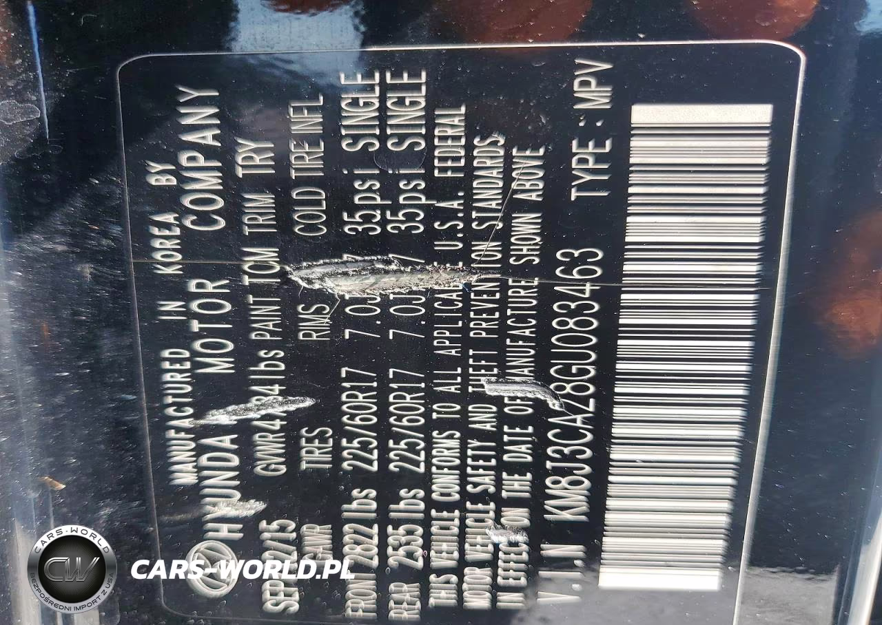 2016 Hyundai Tucson Eco VIN:KM8J3CA28GU083463 - 13