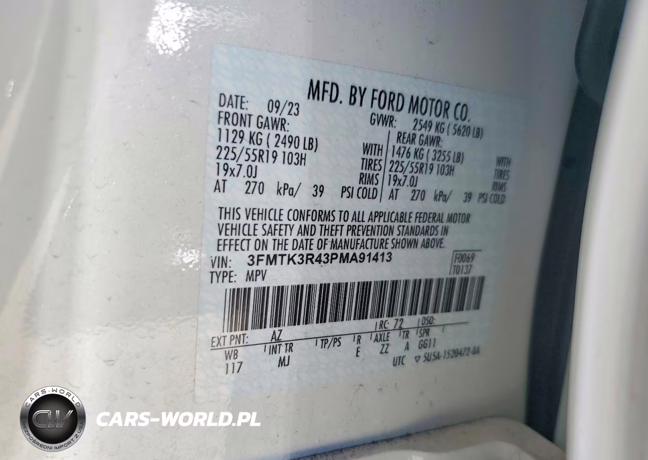 2023 Ford Mustang Mach-E Premium VIN:3FMTK3R43PMA91413 - 13