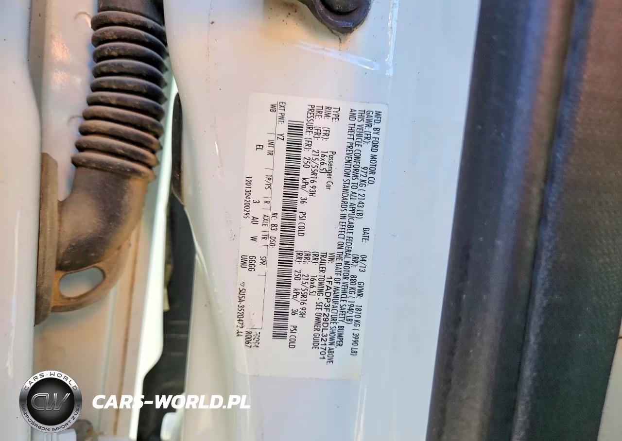 2013 Ford Focus Se VIN:1FADP3F29DL321701 - 12