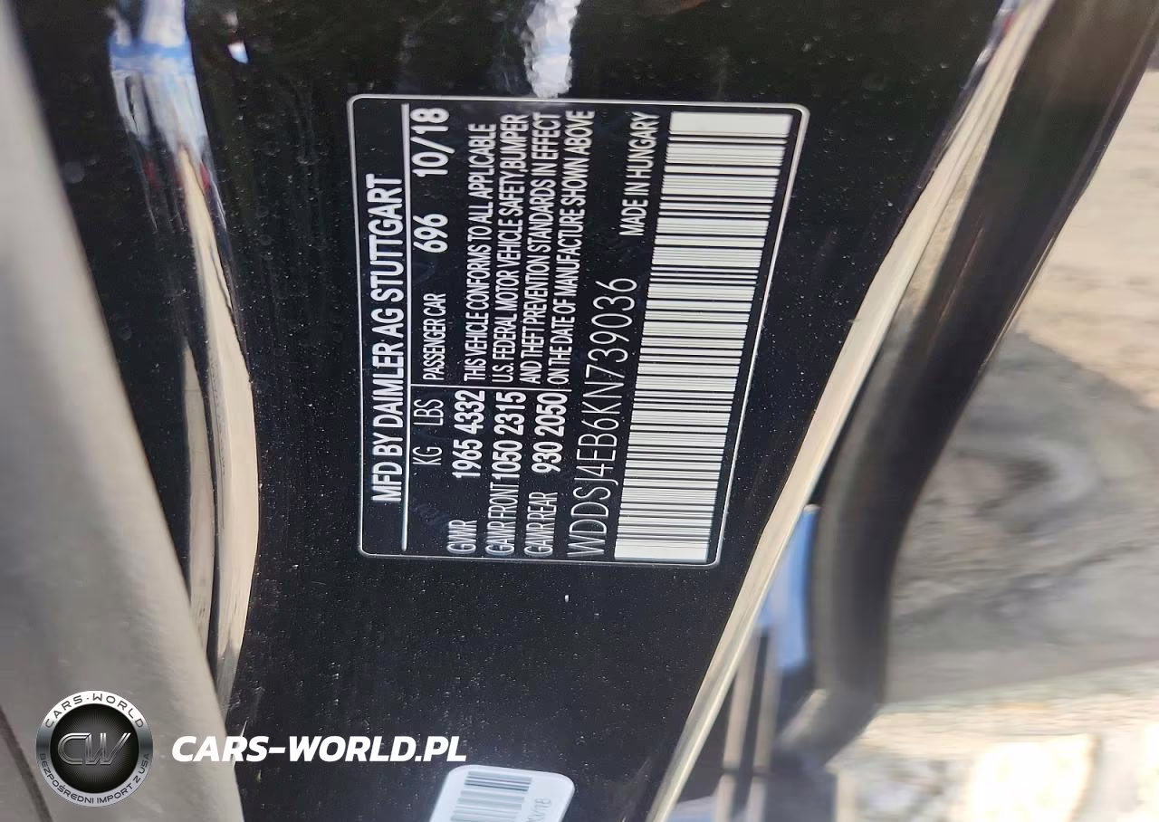2019 Mercedes-Benz Cla 250 VIN:WDDSJ4EB6KN739036 - 12