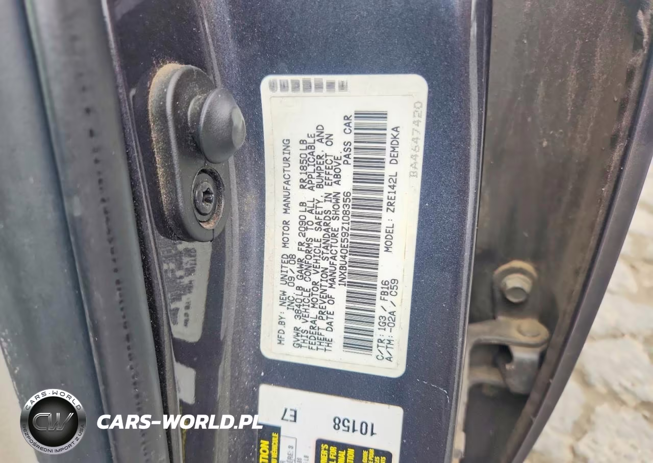 2009 Toyota Corolla Base VIN:1NXBU40E59Z108356 - 12
