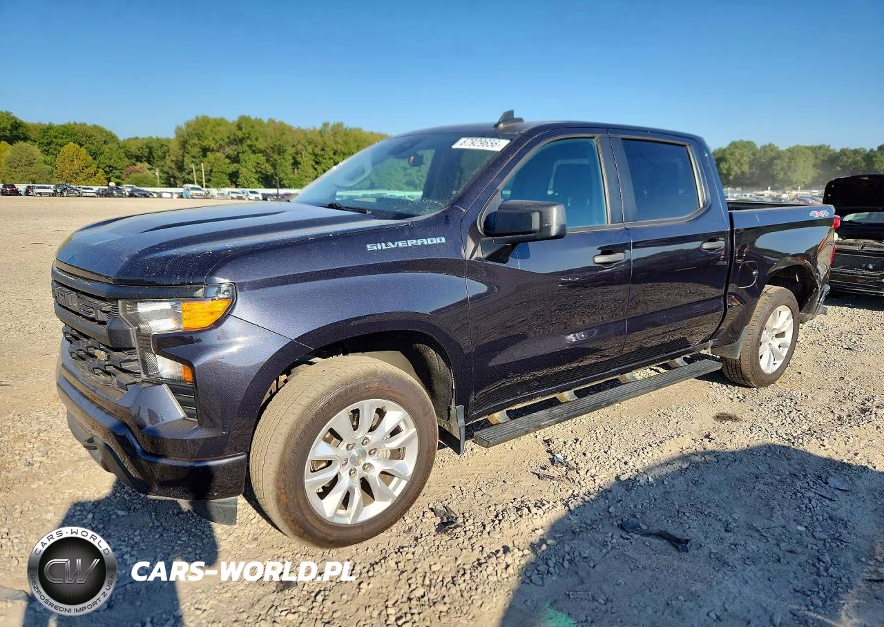 2022 Chevrolet Silverado K1500 Custom VIN:1GCPDBEK3NZ626654 - 1