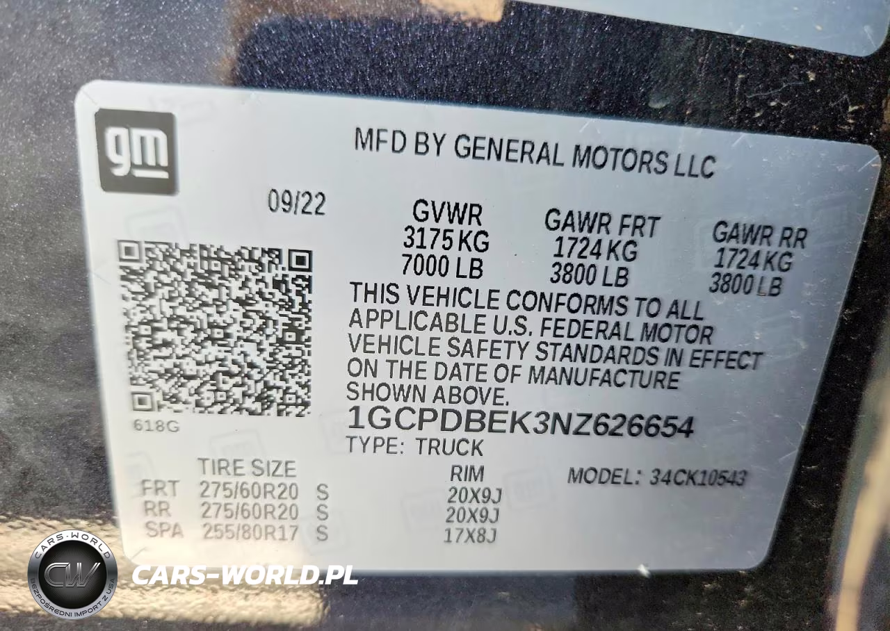 2022 Chevrolet Silverado K1500 Custom VIN:1GCPDBEK3NZ626654 - 12