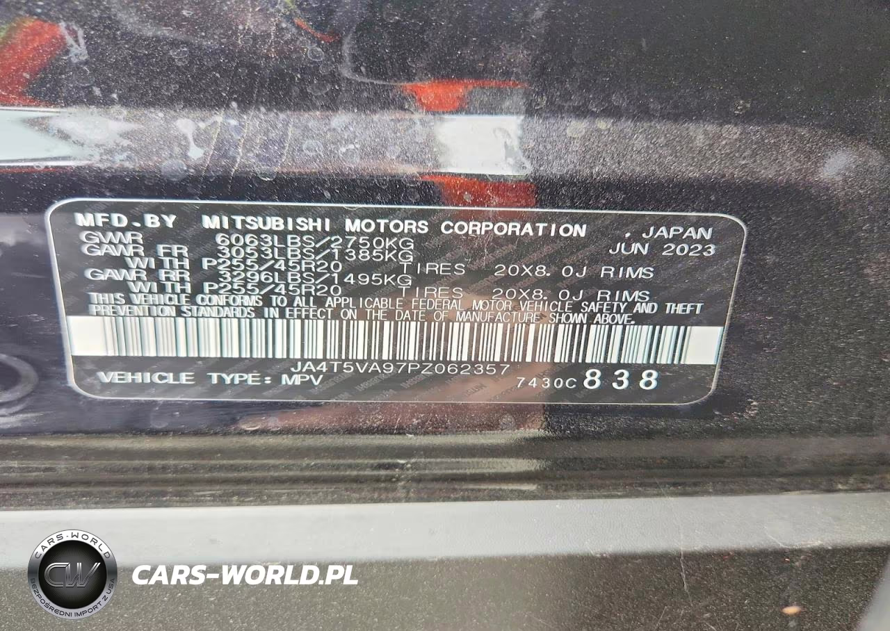 2023 Mitsubishi Outlander Sel VIN:JA4T5VA97PZ062357 - 13