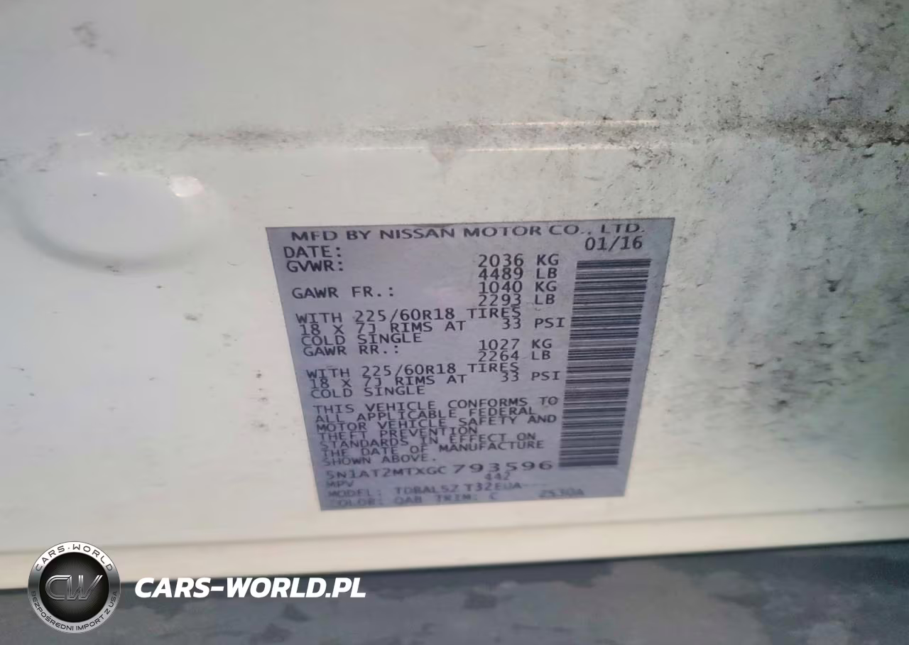 2016 Nissan Rogue Sl VIN:5N1AT2MTXGC793596 - 12