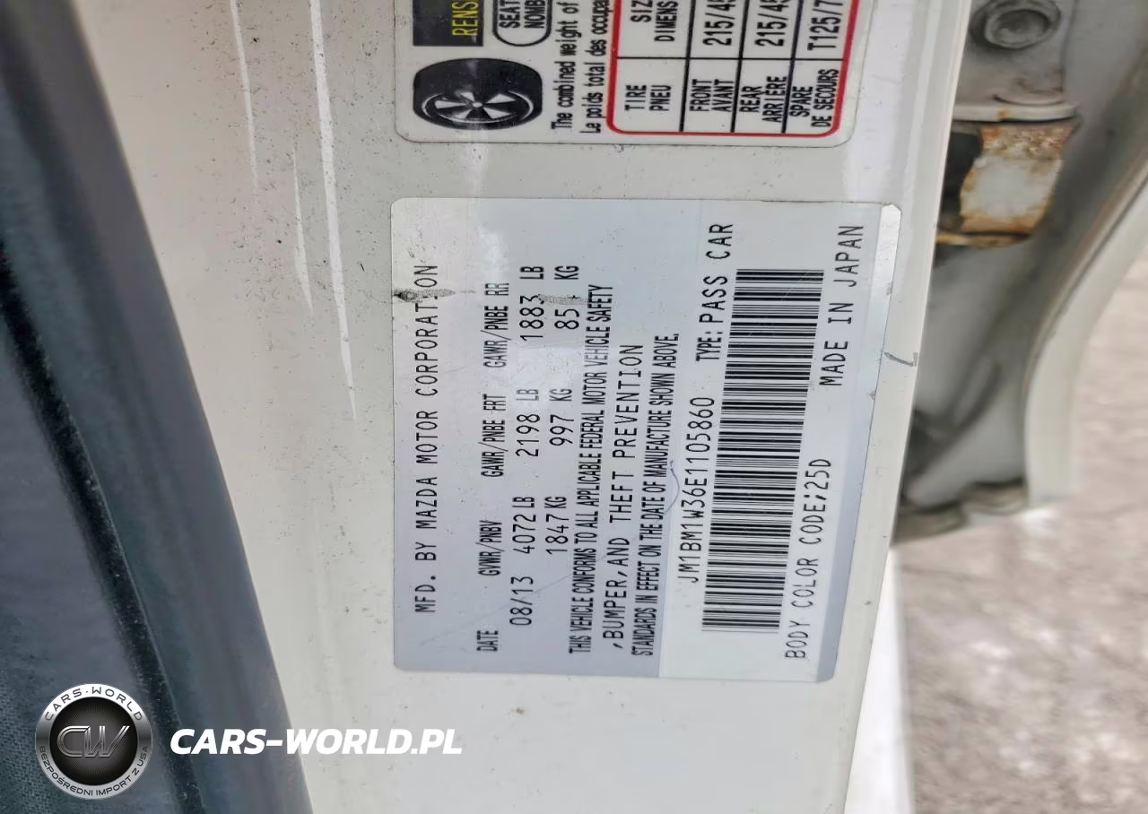 2014 Mazda 3 Grand Touring VIN:JM1BM1W36E1105860 - 13