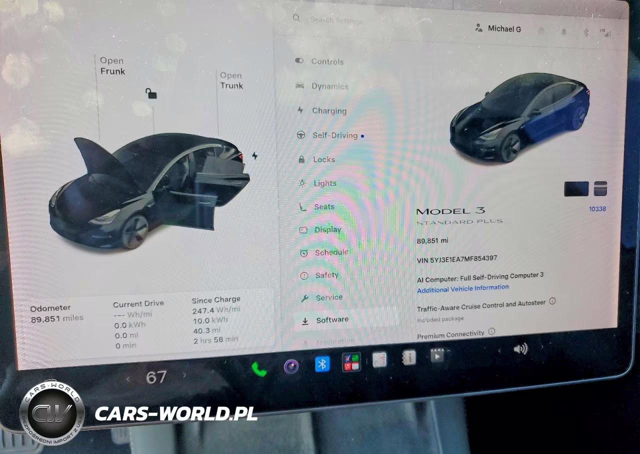 2021 Tesla Model 3 VIN:5YJ3E1EA7MF854397 - 9