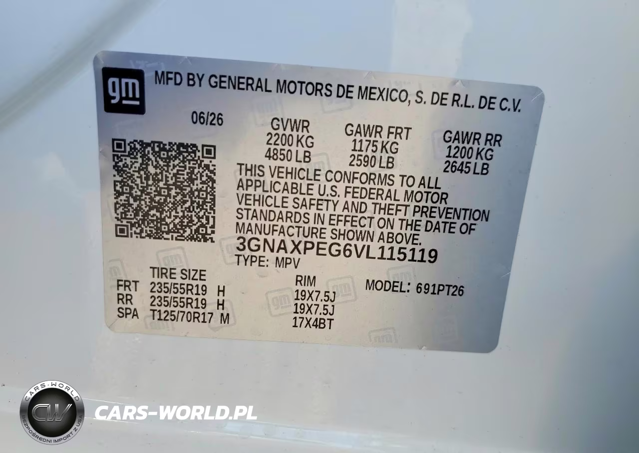 2027 Chevrolet Equinox Lt VIN:3GNAXPEG6VL115119 - 13