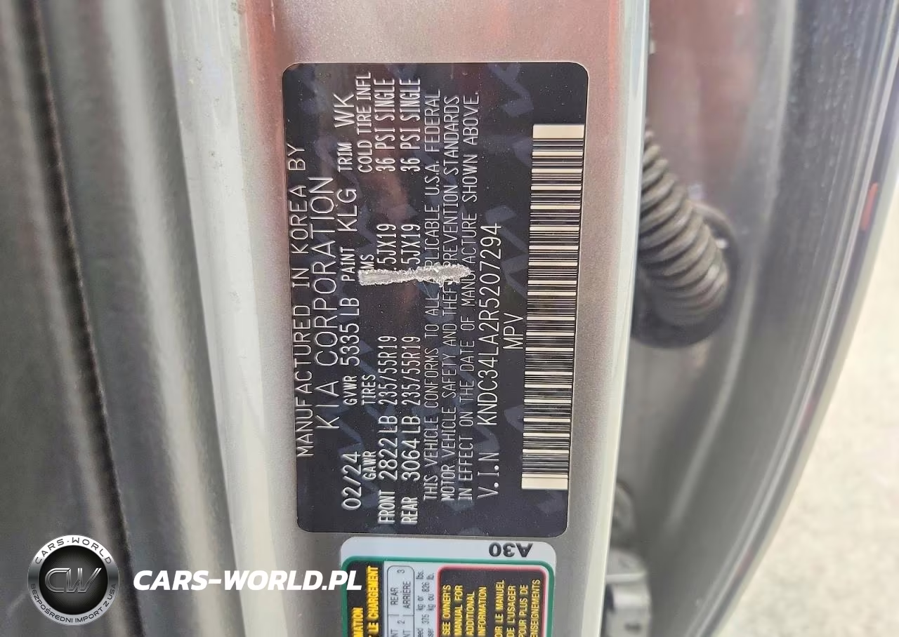 2024 Kia Ev6 Wind VIN:KNDC34LA2R5207294 - 14