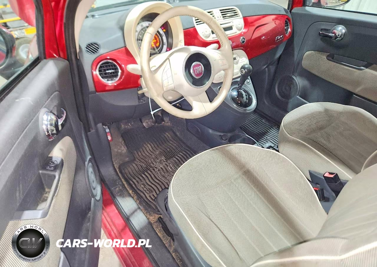 2012 Fiat 500 Lounge VIN:3C3CFFCR3CT117897 - 8