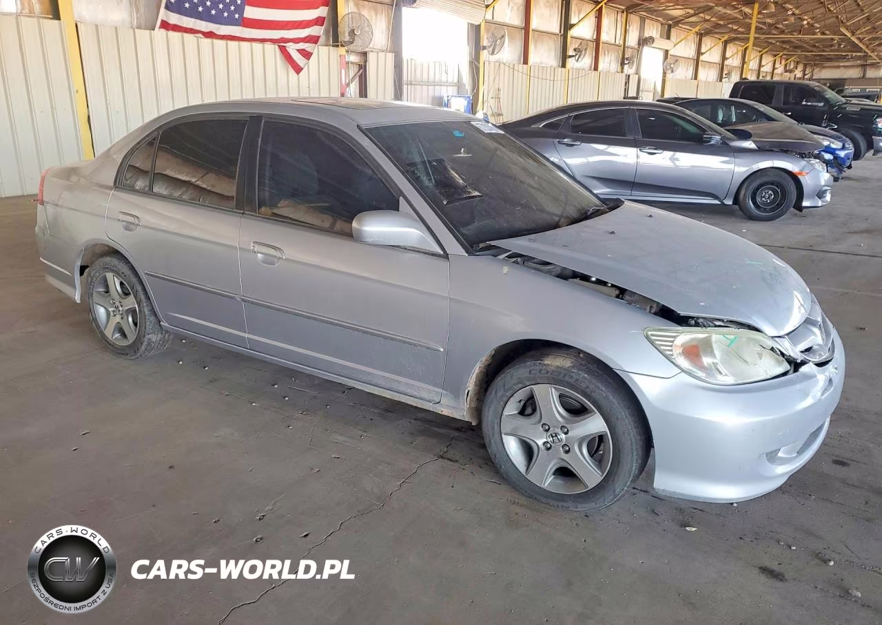 2004 Honda Civic Ex VIN:2HGES26884H607694 - 4